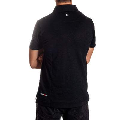 T-shirt polo czarny